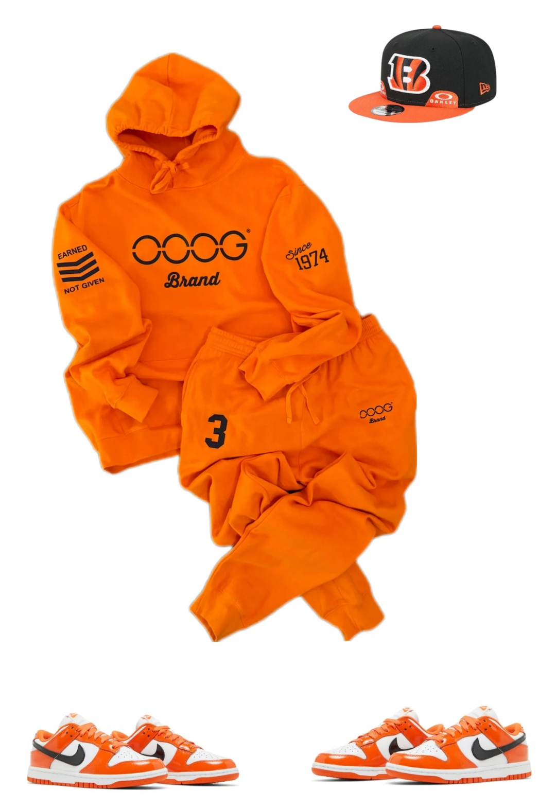 Classic OOOG Brand Hooded Jogger Set