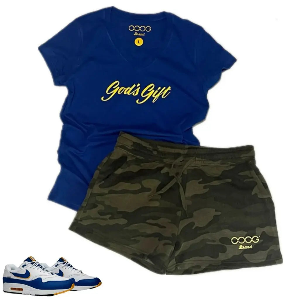 Women’s God’s Gift Camo Short Set OOOGBrand