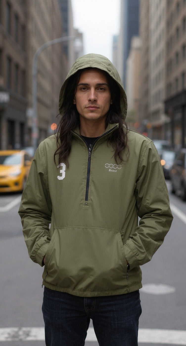 Men's Quarter Zip Windbreaker Hoodie Collection – OOOGBrand