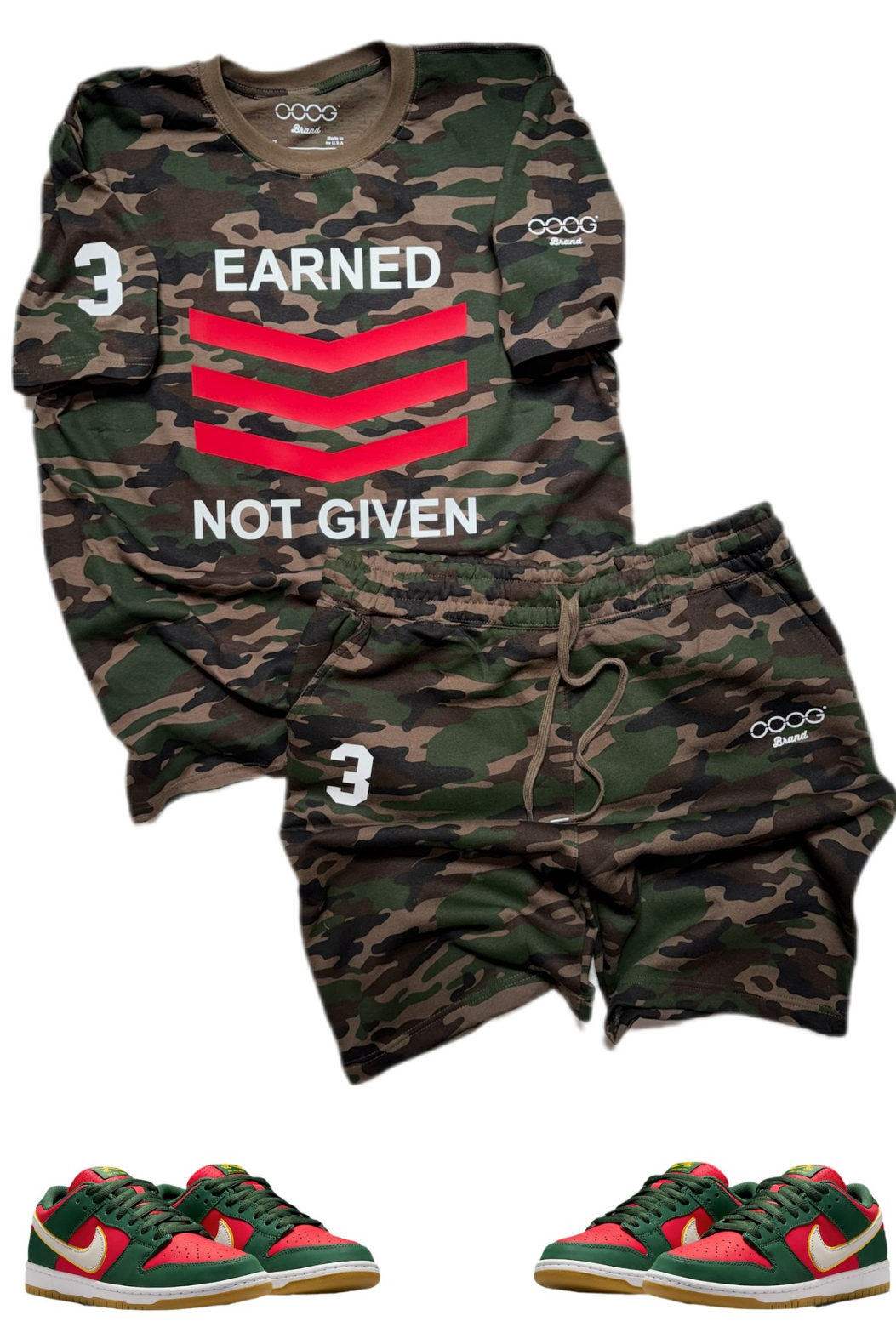 ENG Camo Short Set