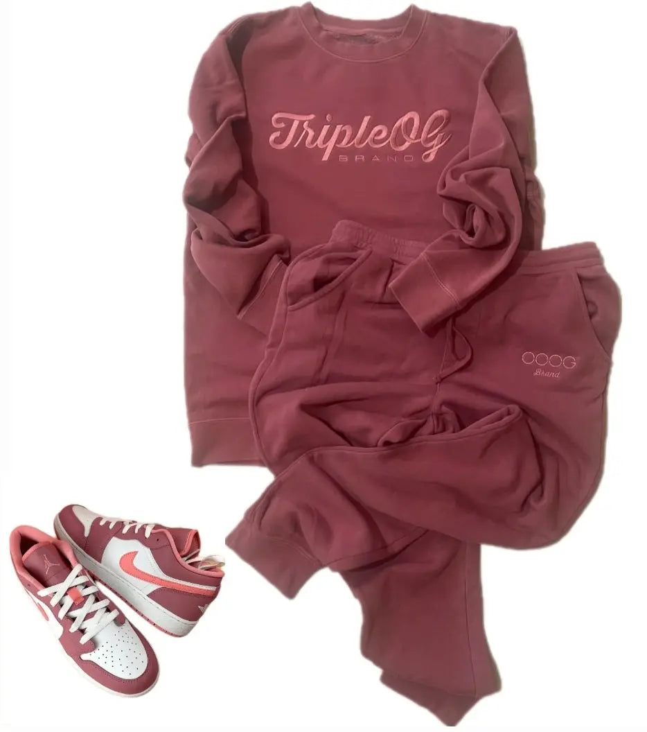 Triple OG EMBROIDERED LEISURE Jogger Set OOOGBrand