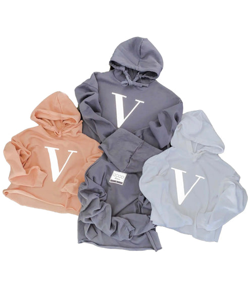 VIRTUOUS V CROP HOODIE