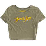 GOD'S GIFT CROP TEE