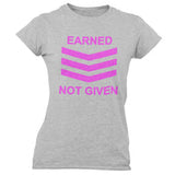 Earned Not Given Women's V Neck Tee