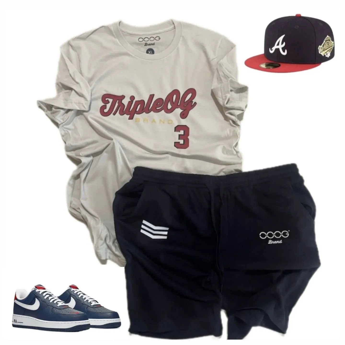 Triple OG Jersey Tee Short Set OOOGBrand