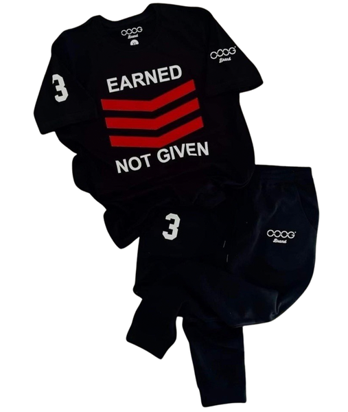 Earned Not Given T-shirt and Jogger Set