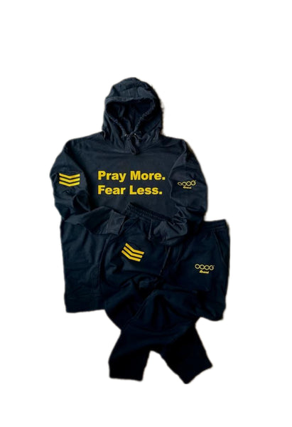 Pray More. Fear Less. Hooded Jogger Set